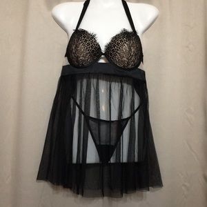 VS Lace Babydoll Lingerie